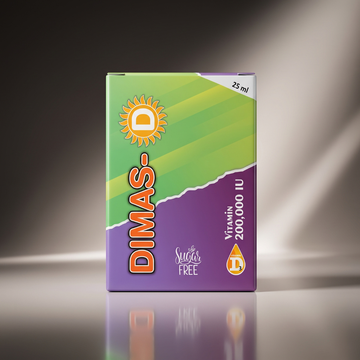 Dimas Vitamin D3 200,000 IU – Sugar Free | 25 ml